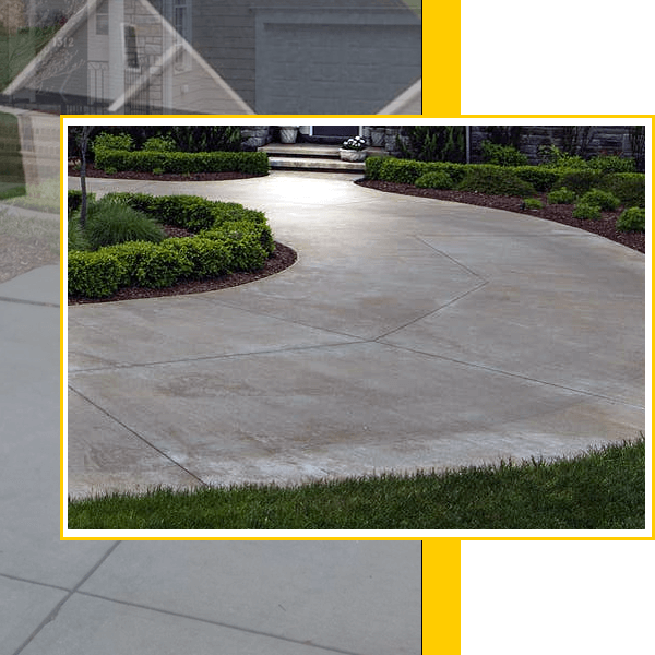Circle Concrete Driveway Installation Freedom, Wisconsin